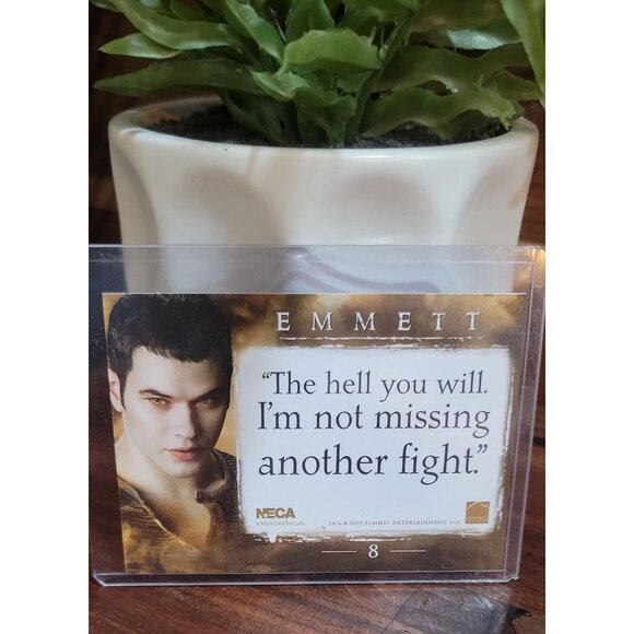 Collectible Rosalie and Emmett New Moon Trading Cards with Protective Sheaths - Picture 4 of 8